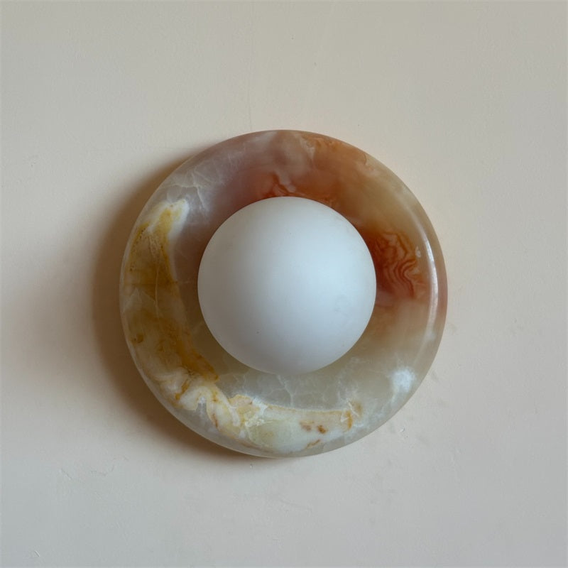 Vivina Modern Minimalist Cyan Jade Sconce Wall Lamp - Letslighting