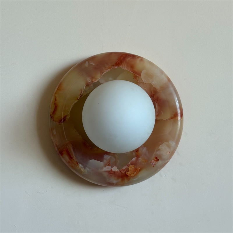 Vivina Modern Minimalist Cyan Jade Sconce Wall Lamp - Letslighting