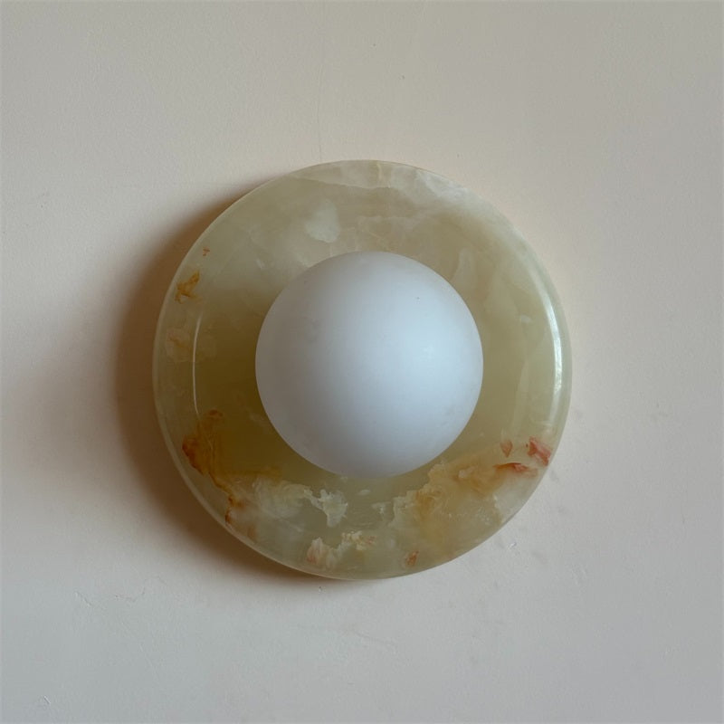 Vivina Modern Minimalist Cyan Jade Sconce Wall Lamp - Letslighting