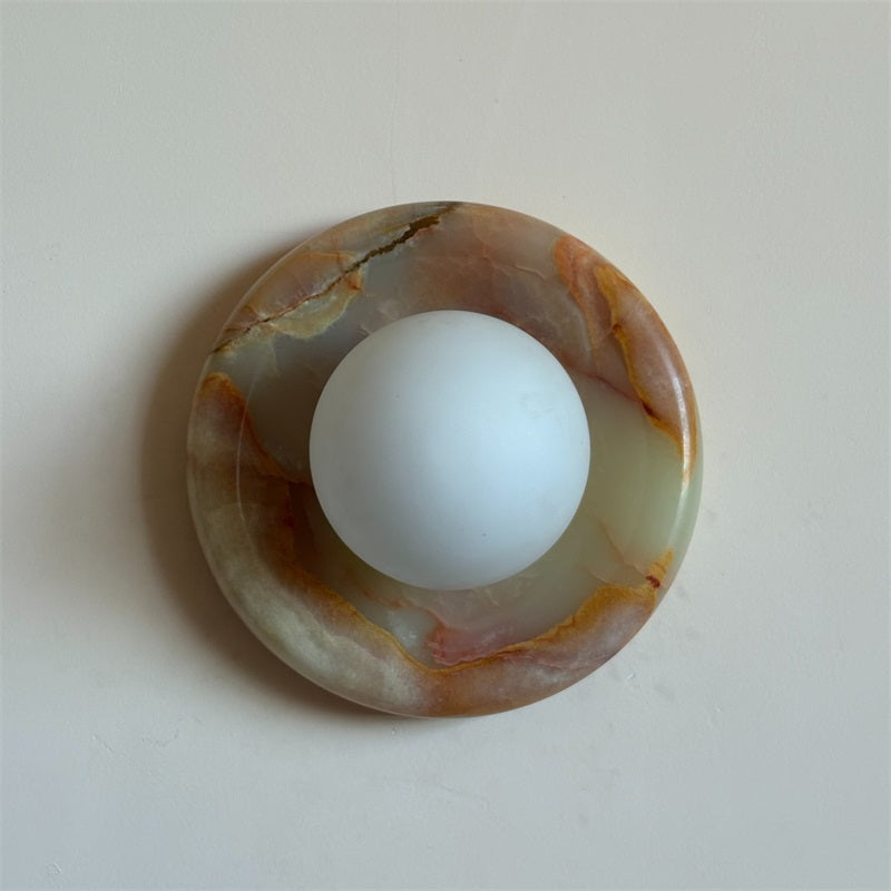 Vivina Modern Minimalist Cyan Jade Sconce Wall Lamp - Letslighting