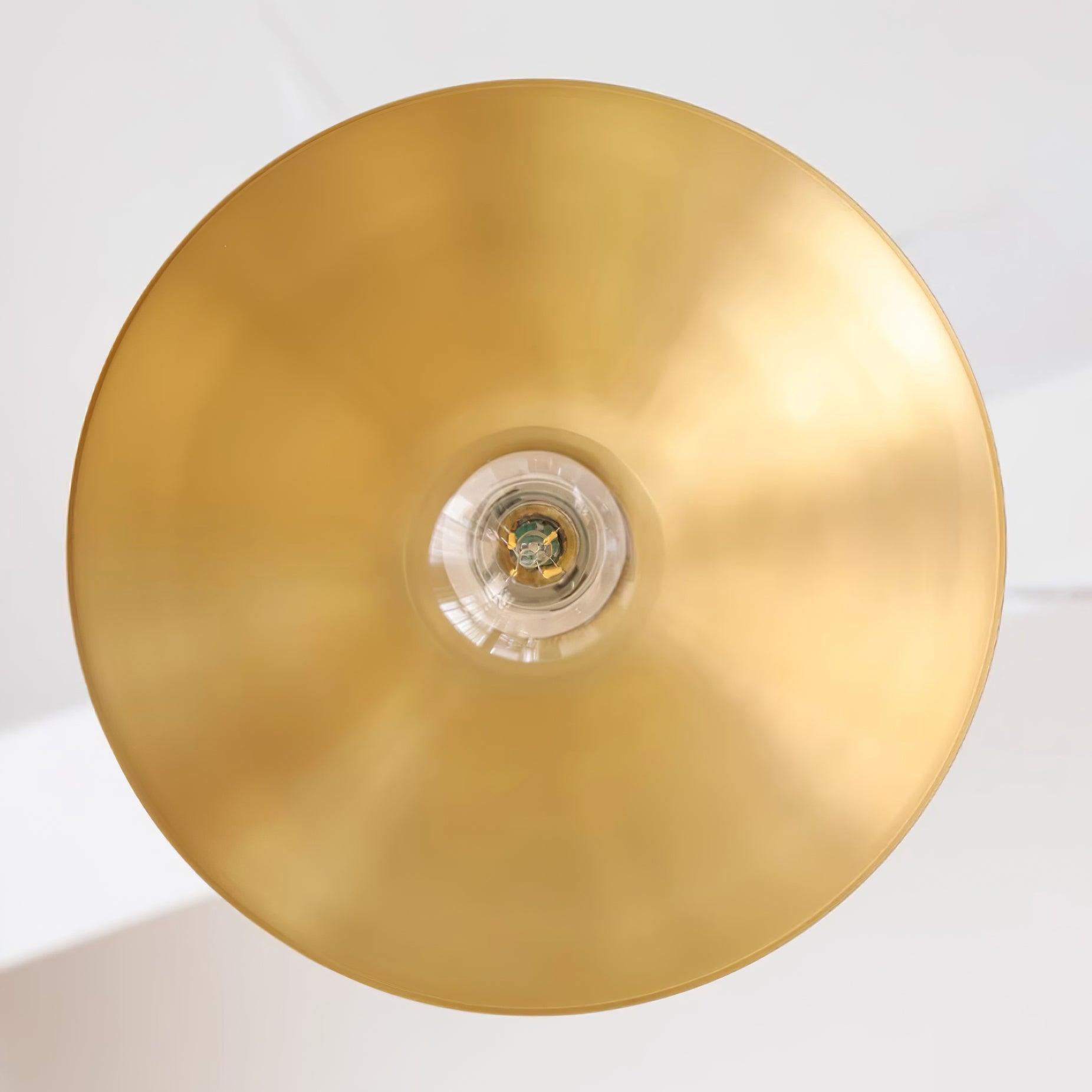 Quentin Pendant Lamp Brass Cone - Letslighting