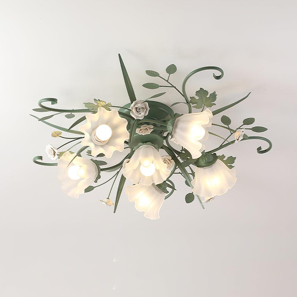 Nylirir Unique Art Classic Ceramics Ceiling Lamp - Letslighting