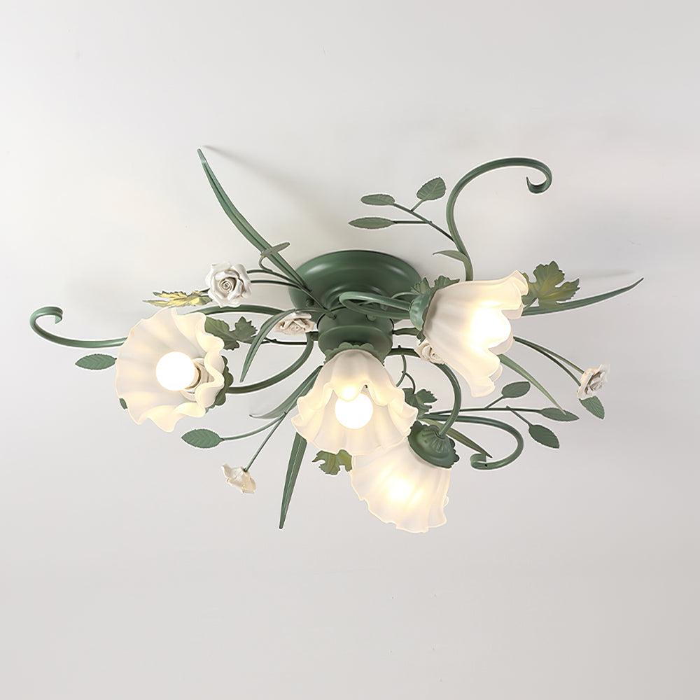 Nylirir Unique Art Classic Ceramics Ceiling Lamp - Letslighting