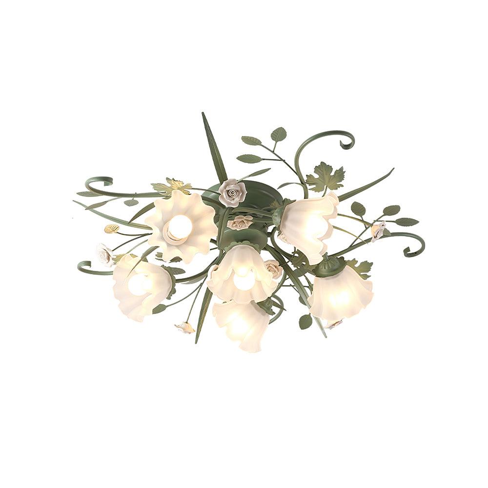 Nylirir Unique Art Classic Ceramics Ceiling Lamp - Letslighting