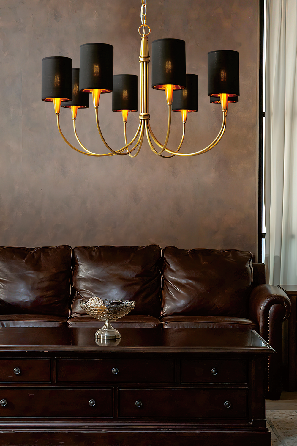 Armira Vintage Industrial Fabric Chandelier - Letslighting