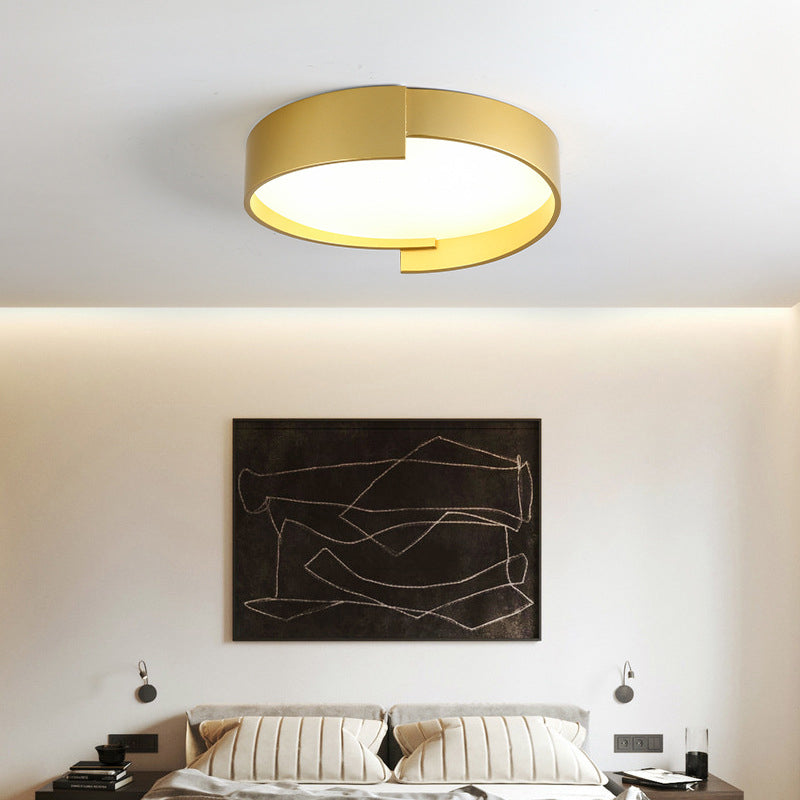 Arisha Modern Round Flush Mount Ceiling Light LED Double Layer