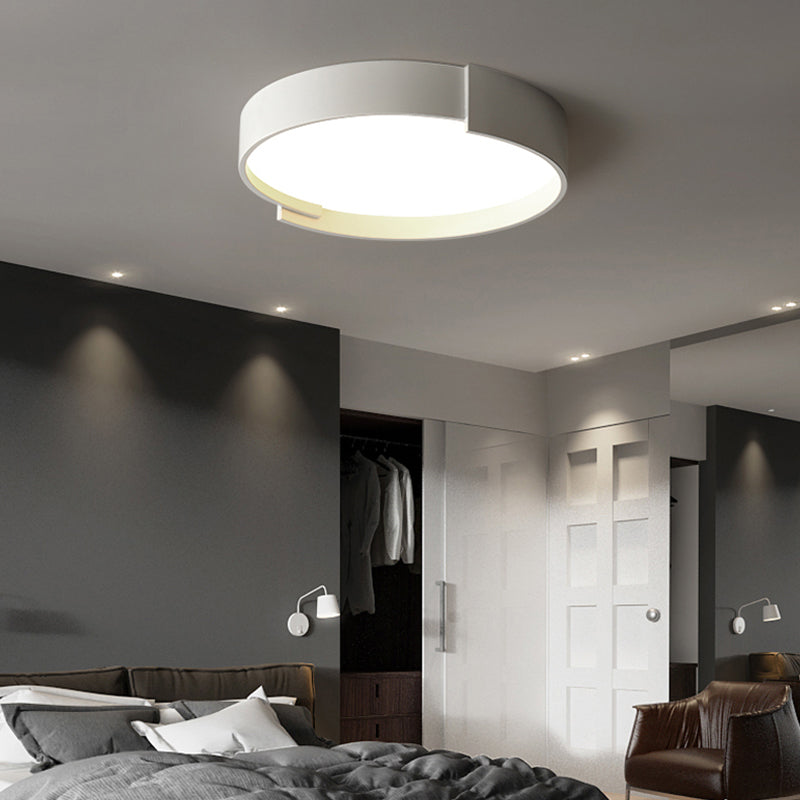 Arisha Modern Round Flush Mount Ceiling Light LED Double Layer