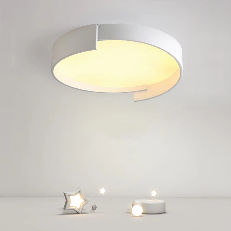 Arisha Modern Round Flush Mount Ceiling Light LED Double Layer