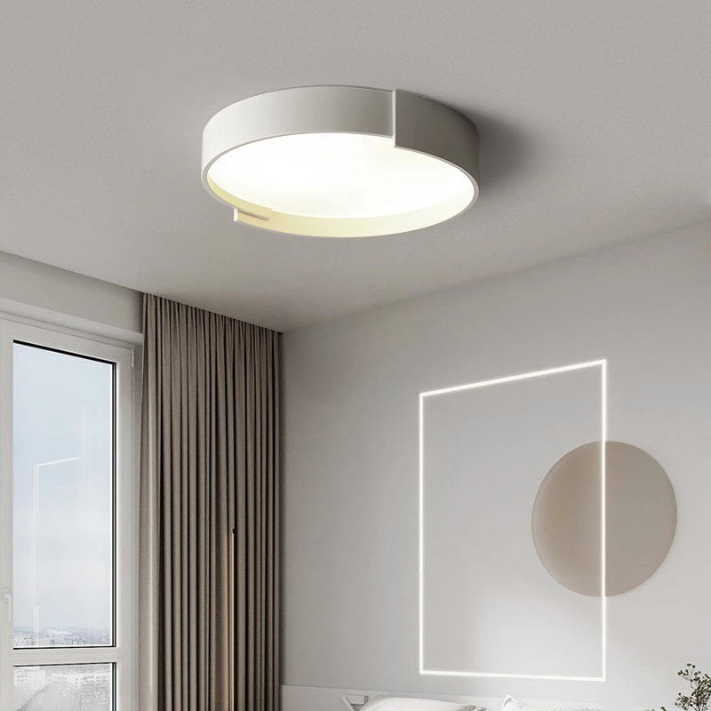 Arisha Modern Round Flush Mount Ceiling Light LED Double Layer