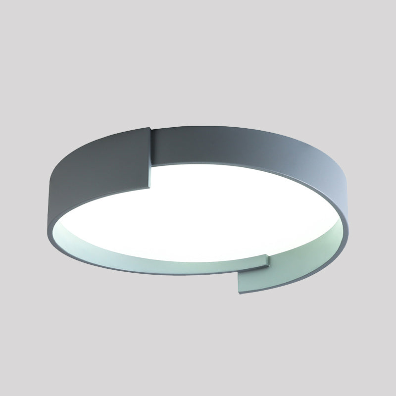 Arisha Modern Round Flush Mount Ceiling Light LED Double Layer