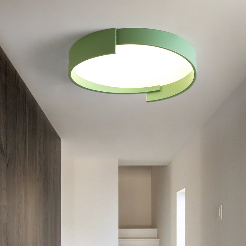 Arisha Modern Round Flush Mount Ceiling Light LED Double Layer