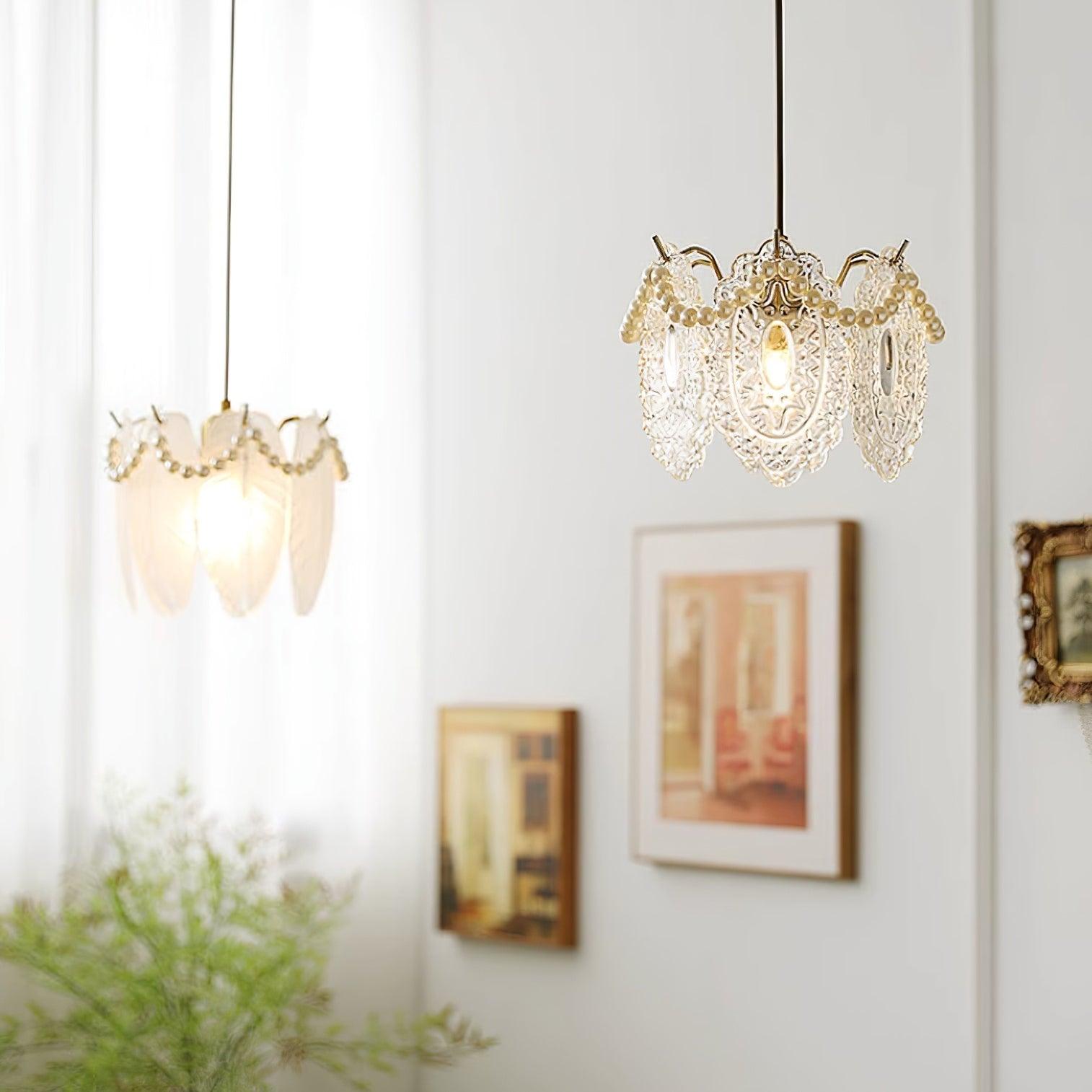 Elysia Glass Shade Pendant Light - Letslighting