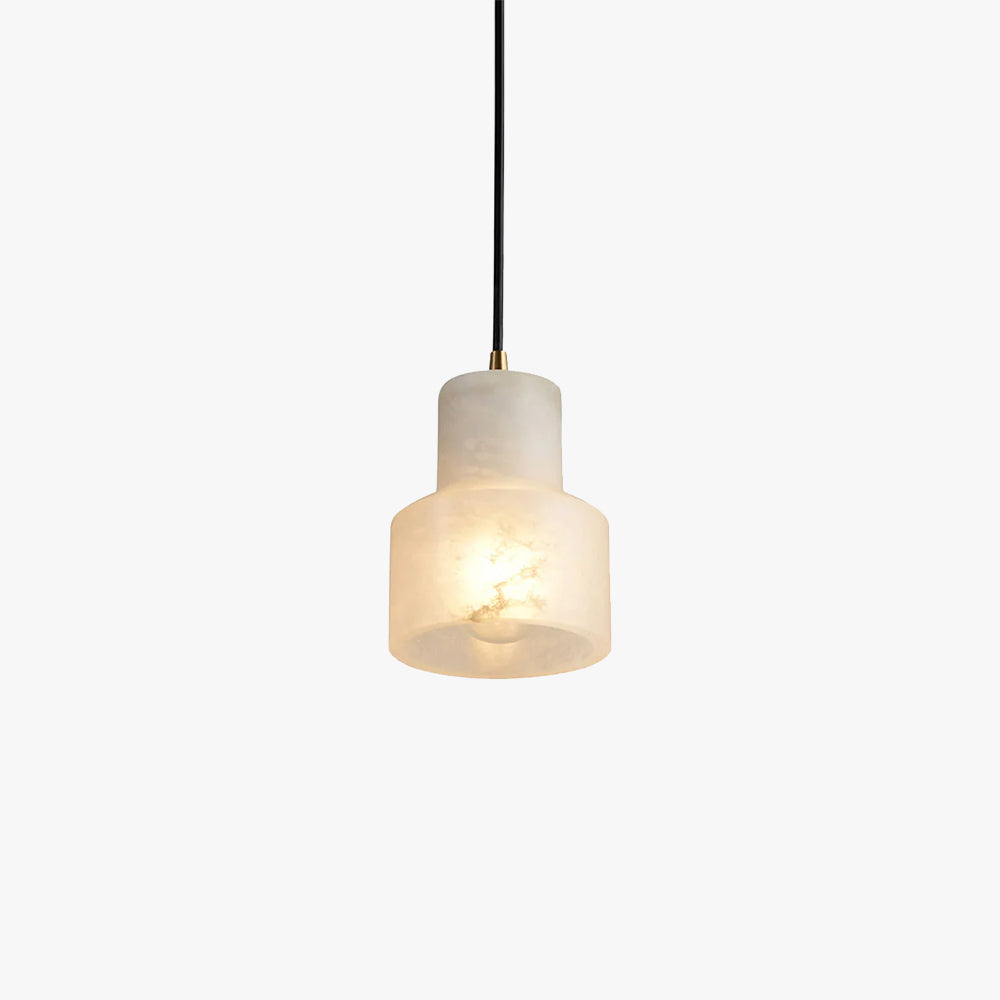 Ritta Alabaster Pendant Light Brass Luxurious - Letslighting