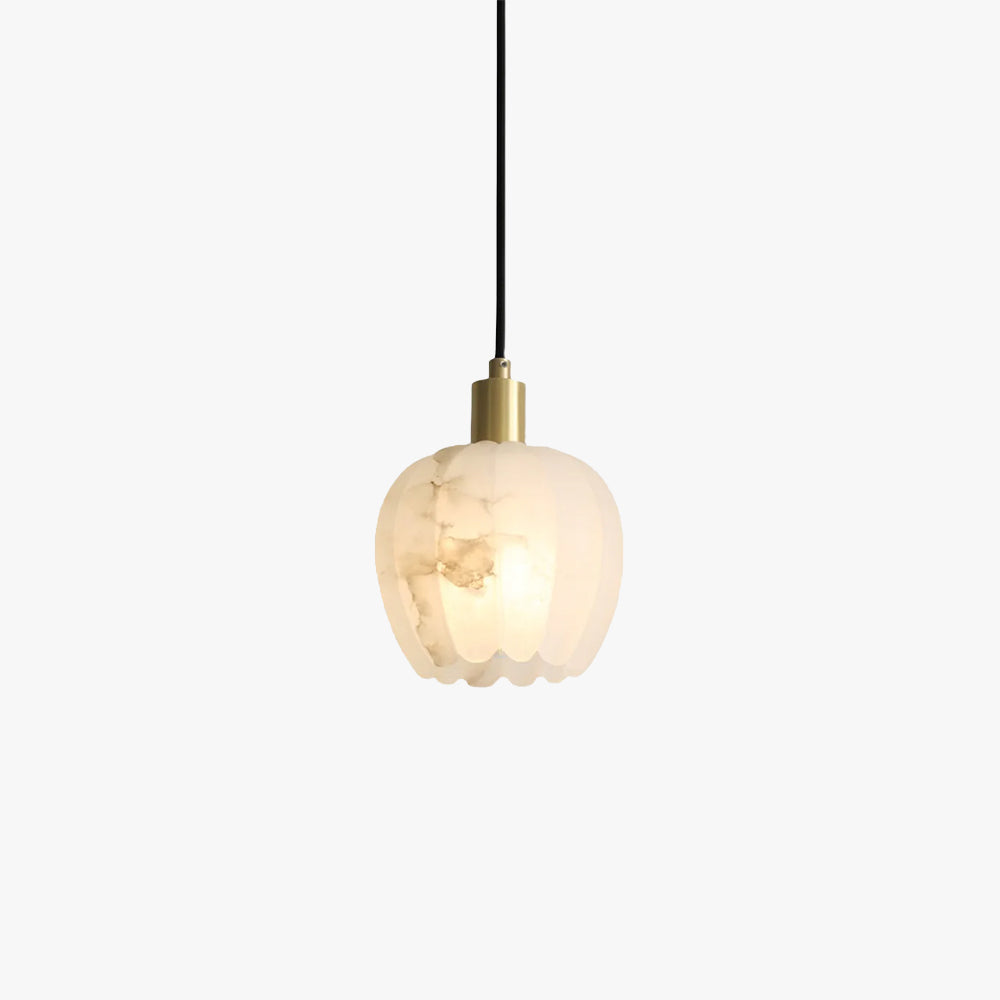 Ritta Pendant Light Flower-shaped Alabaster