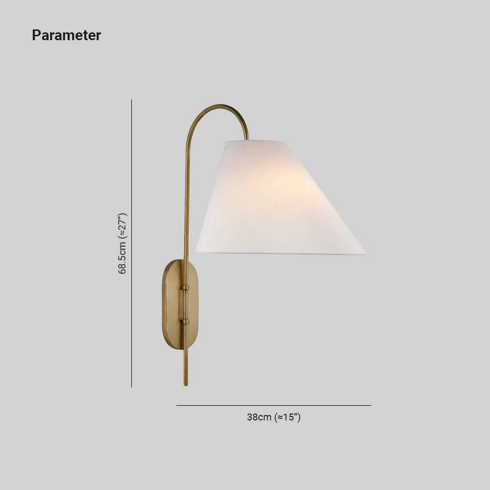 Cadence Vintage Fabric Wall Lamp - Letslighting