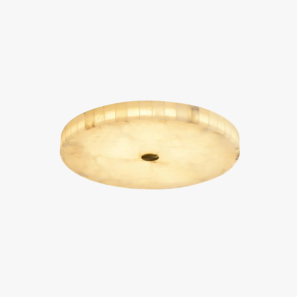 Kristy Round Alabaster Ceiling Lamp