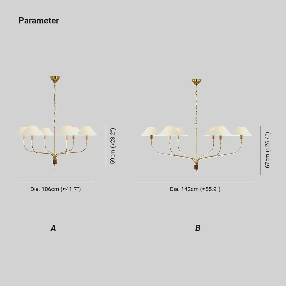 Elizabeth Staggered Tail Chandelier - Letslighting