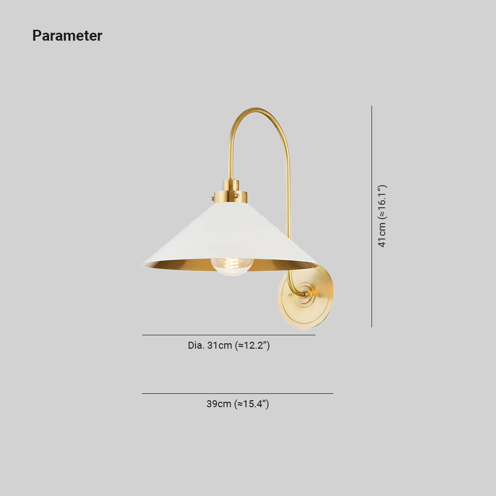 Silva Vintage Indoor Wall Lamp Brass - Letslighting
