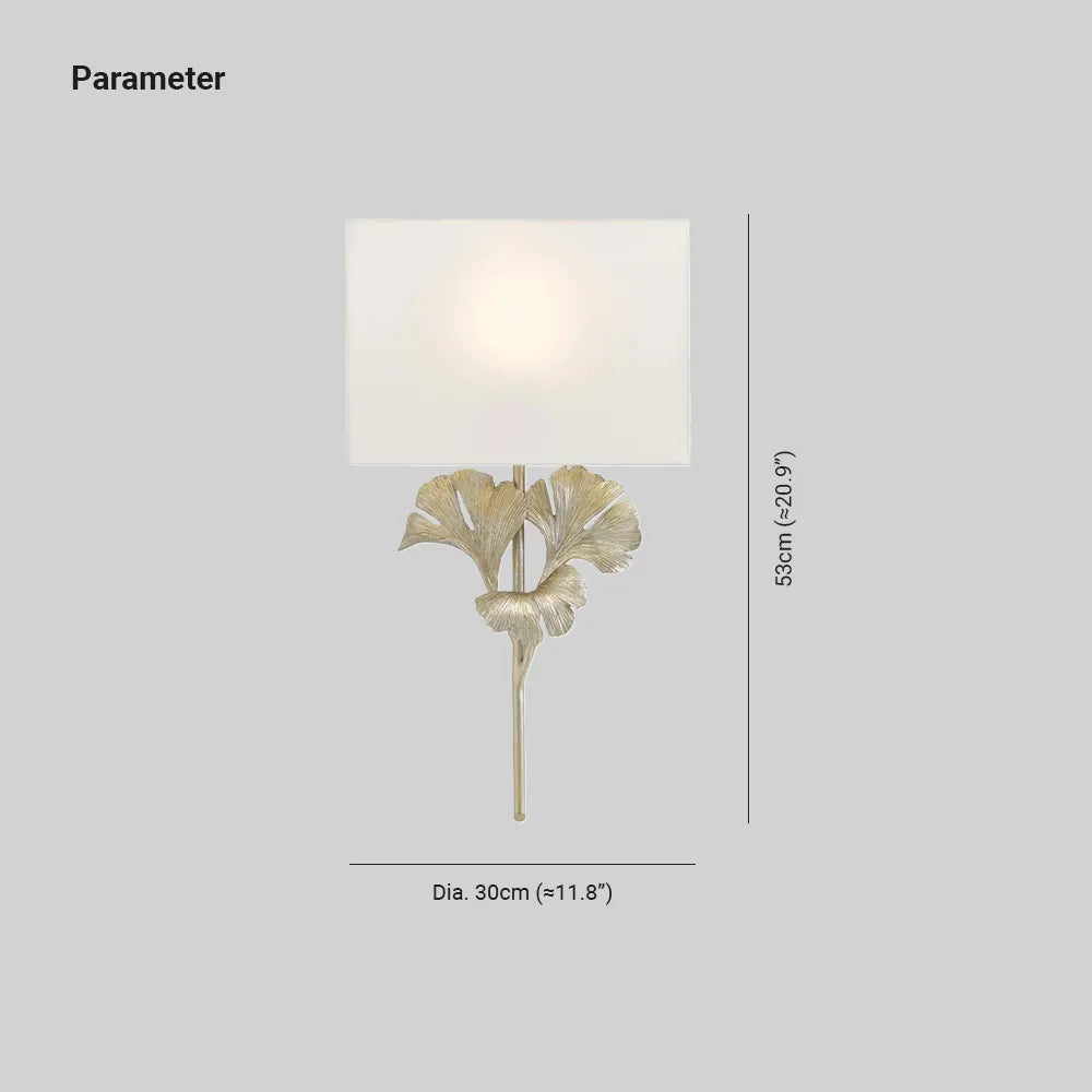 Silva Ginkgo Leaf Wall Lamp - Letslighting