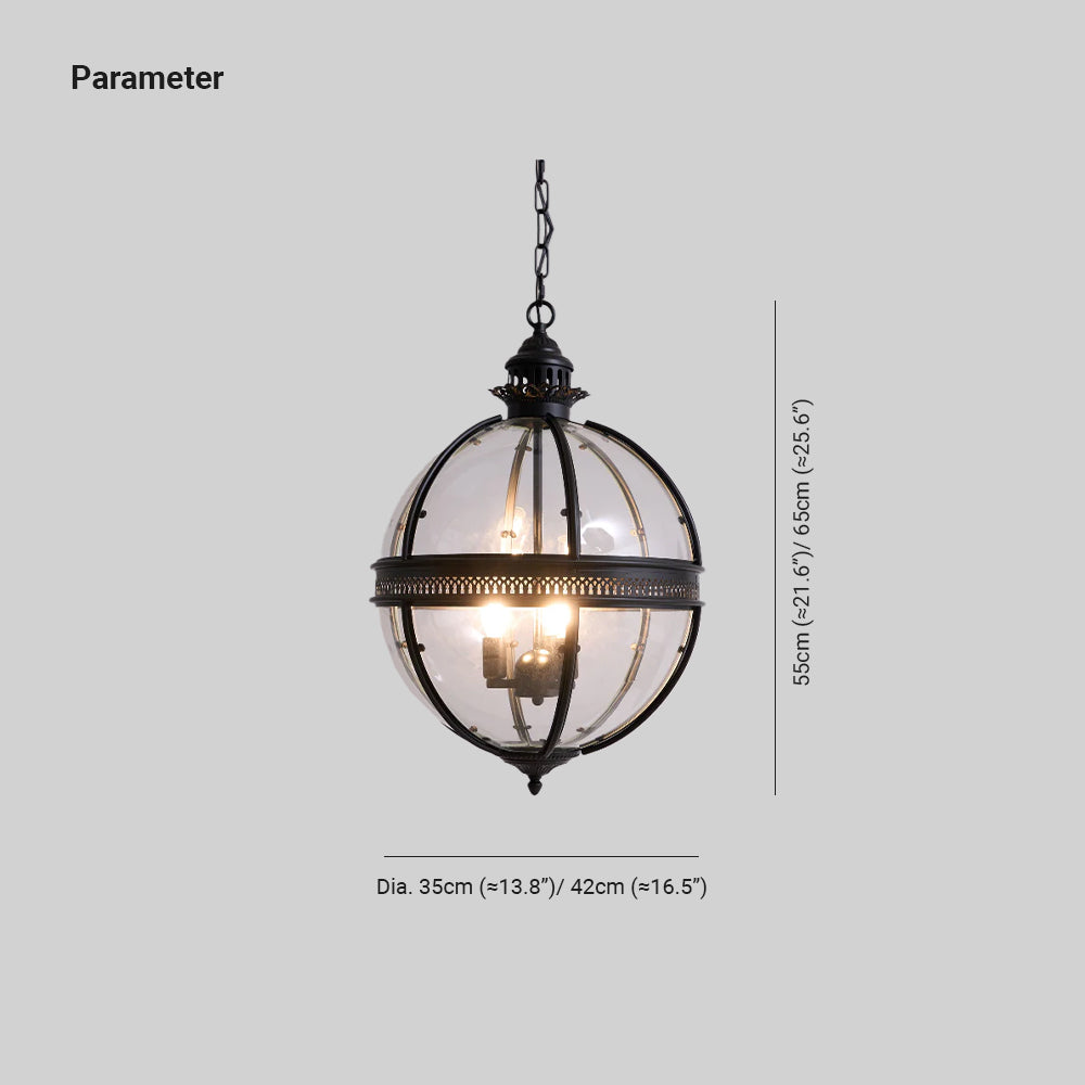 Epoch Retro Braeden Pendant Light Glass