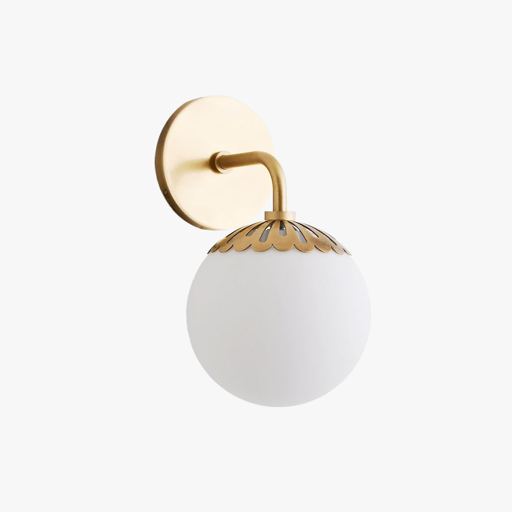 Valentina Globe Glass Wall Lamp