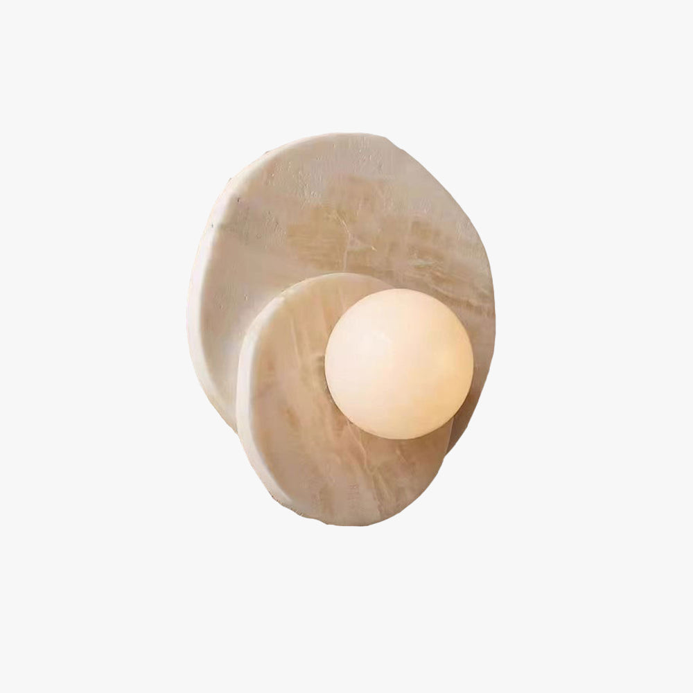 Arisha French LED Stone Glass Indoor Wall Lamp Living Room - Letslighting