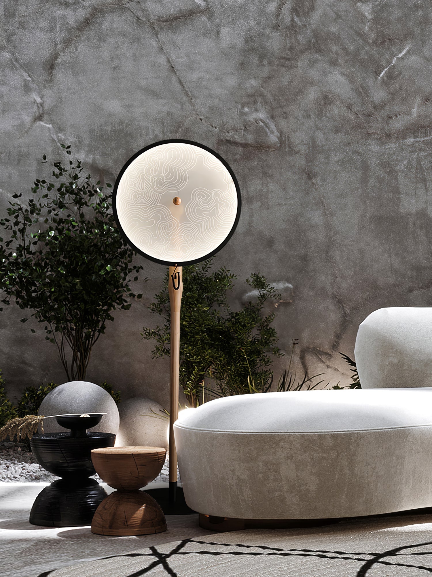 Evliriel Artistic Wood Floor Lamp - Letslighting