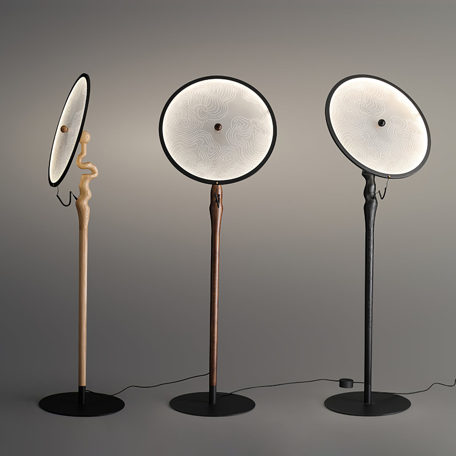 Evliriel Artistic Wood Floor Lamp - Letslighting