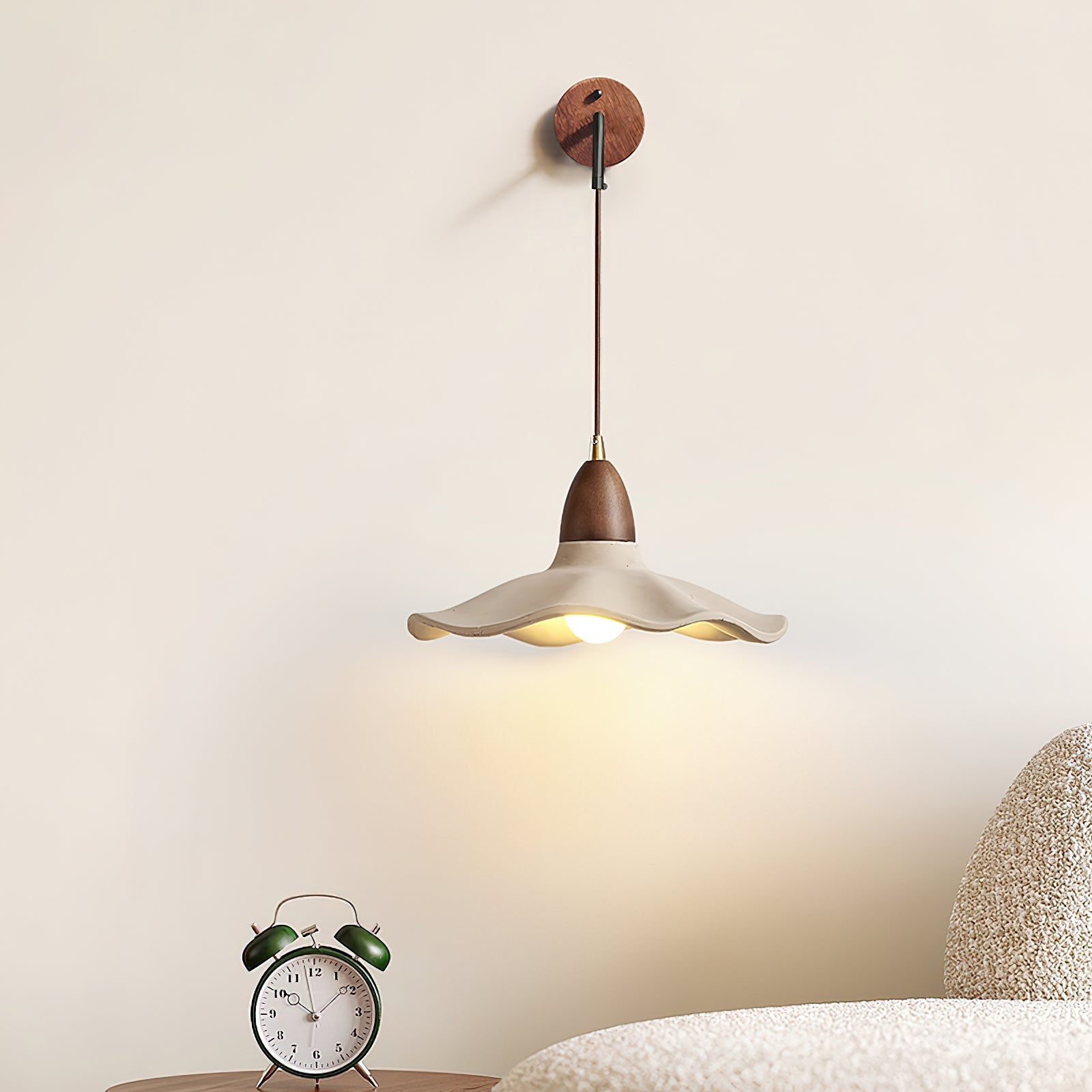 Radha Organic Wave Wall Lamp - Letslighting