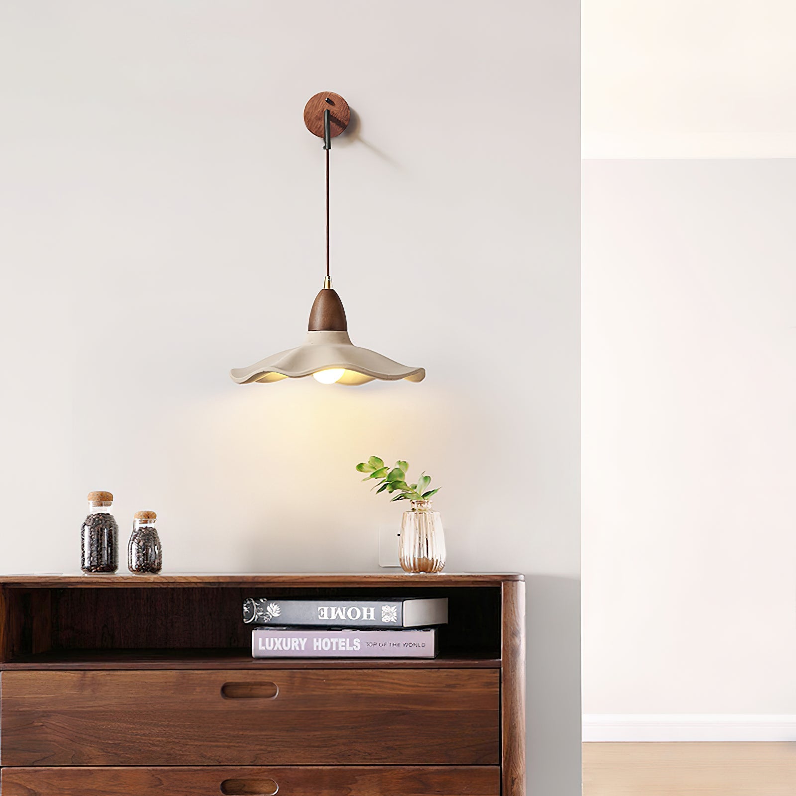 Radha Organic Wave Wall Lamp - Letslighting