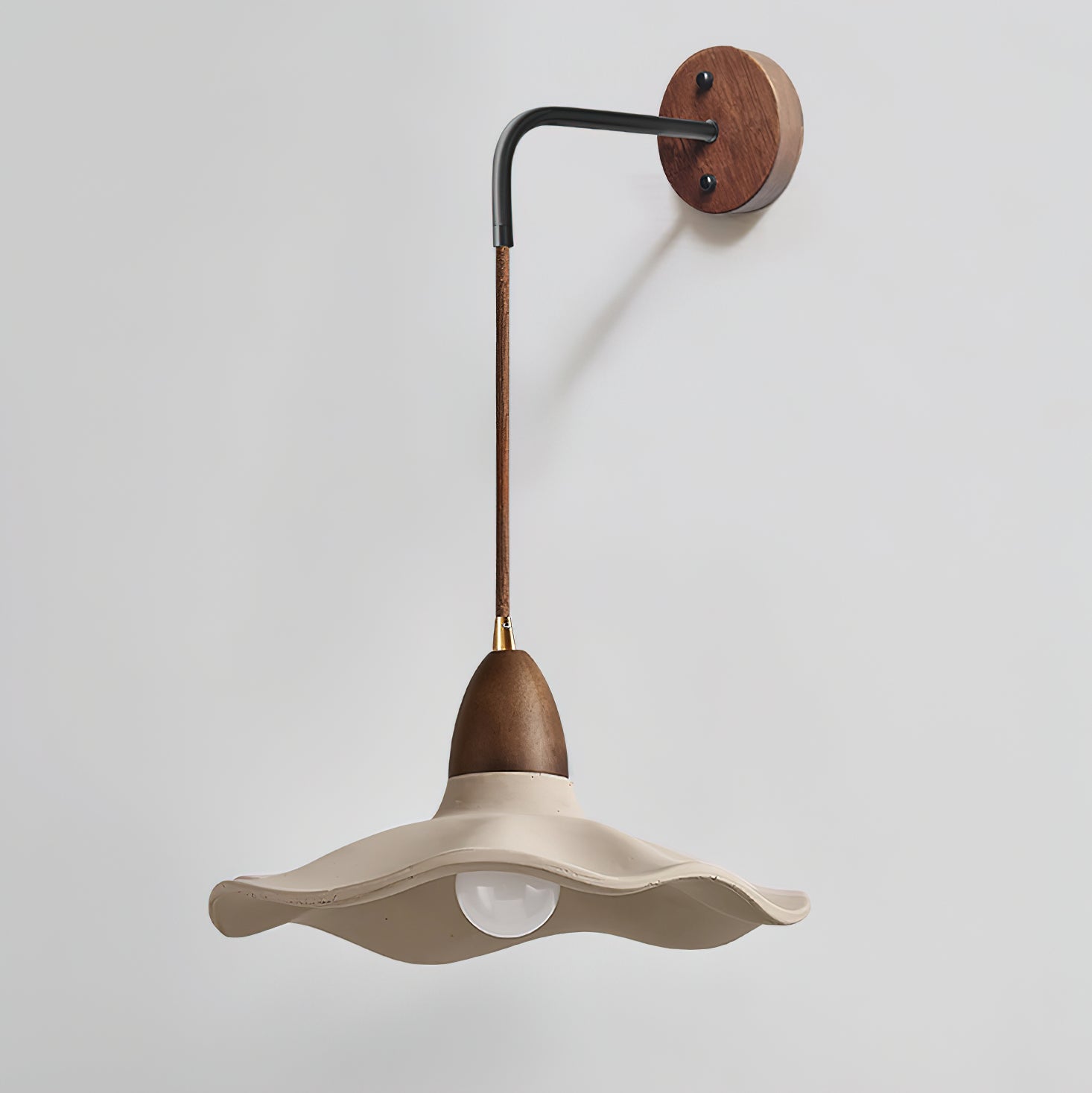 Radha Organic Wave Wall Lamp - Letslighting