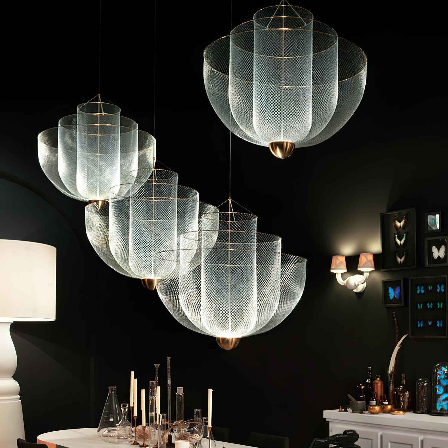 Lustra Chandelier Meshmatics Hanging Radiant - Letslighting