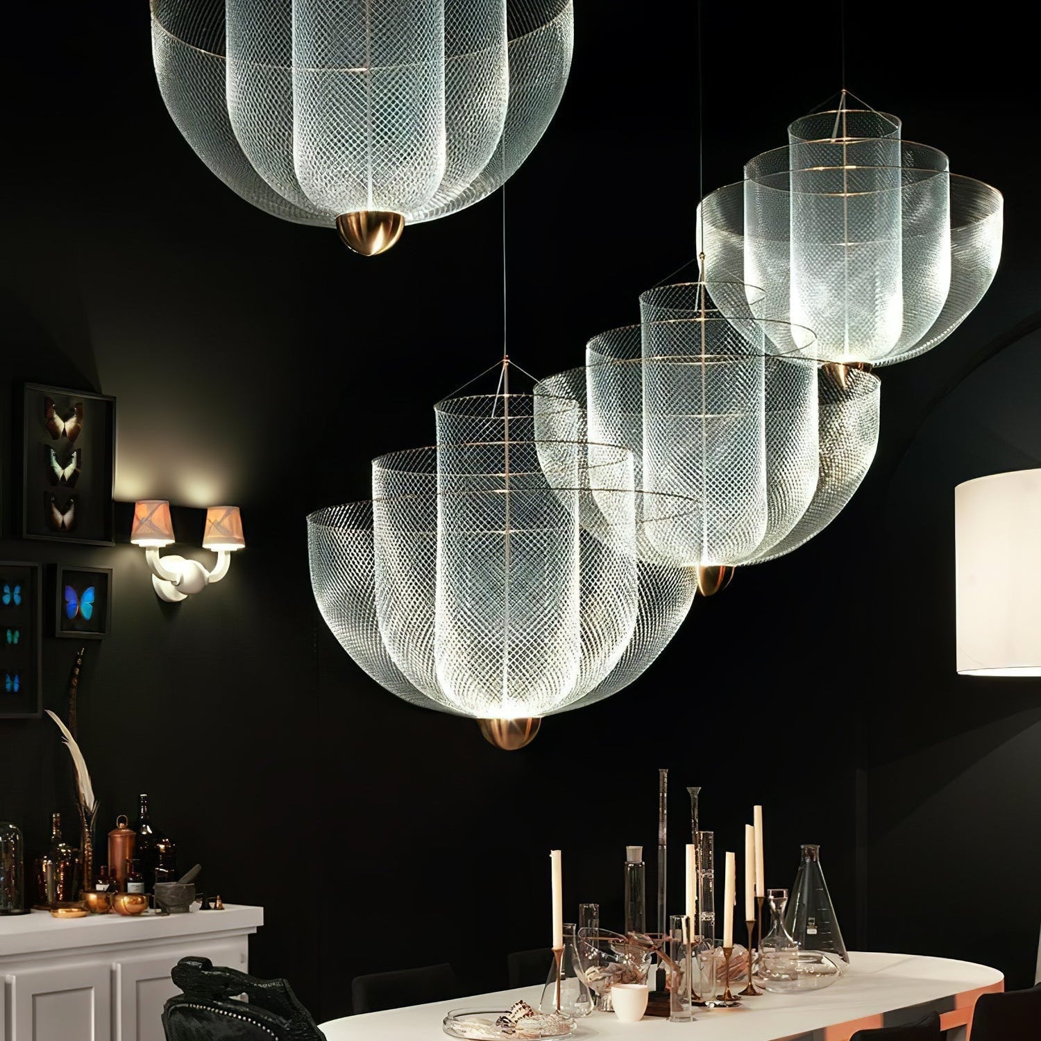 Lustra Chandelier Meshmatics Hanging Radiant - Letslighting