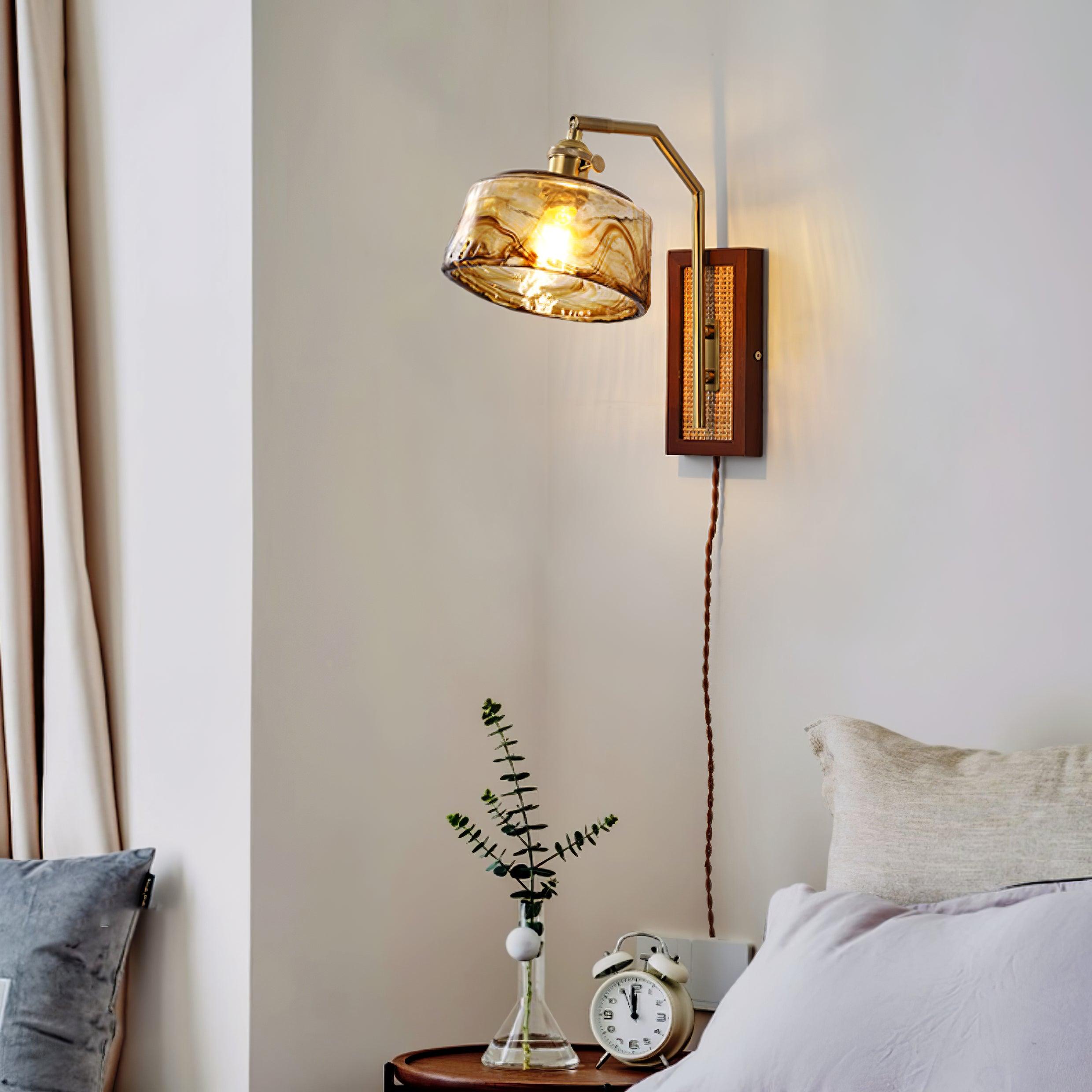 Cusorion Premium Nordic Art Glass Bamboo Wall Lamp - Letslighting