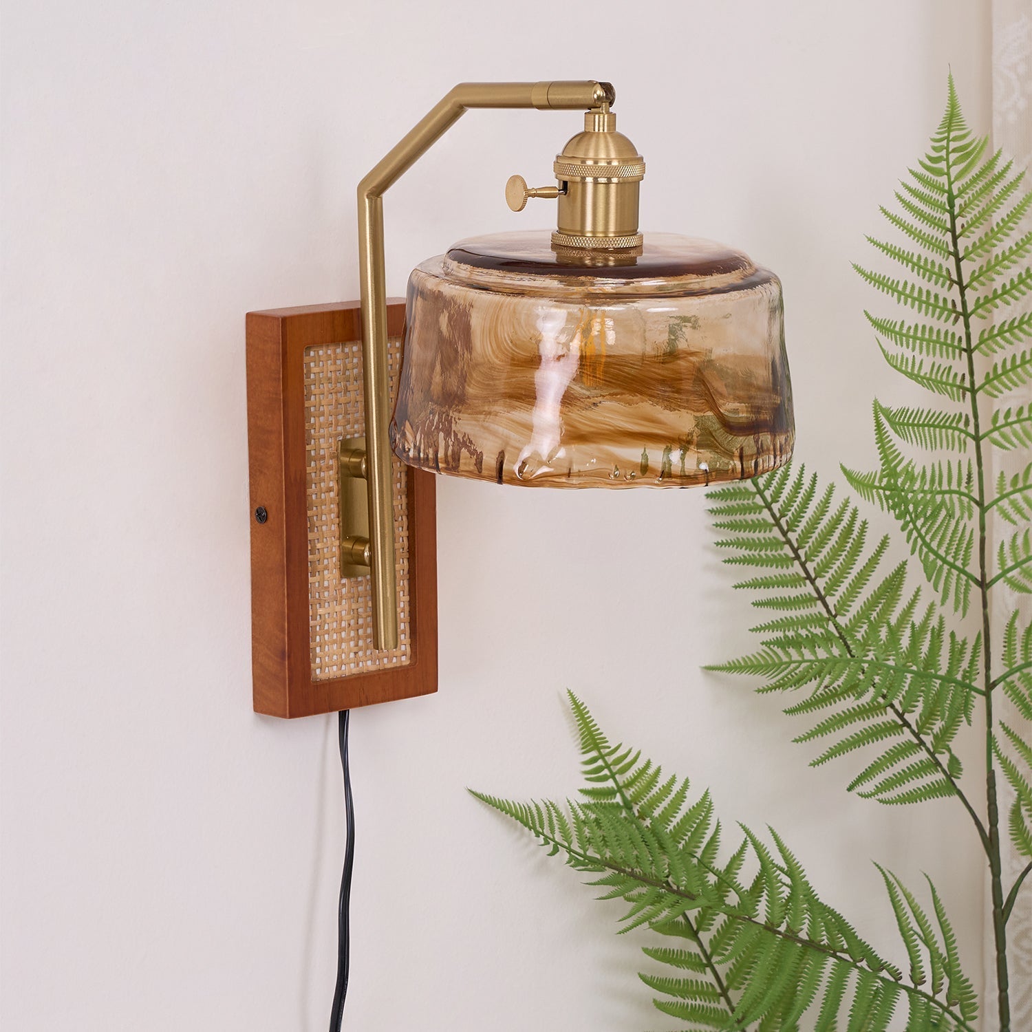 Cusorion Premium Nordic Art Glass Bamboo Wall Lamp - Letslighting