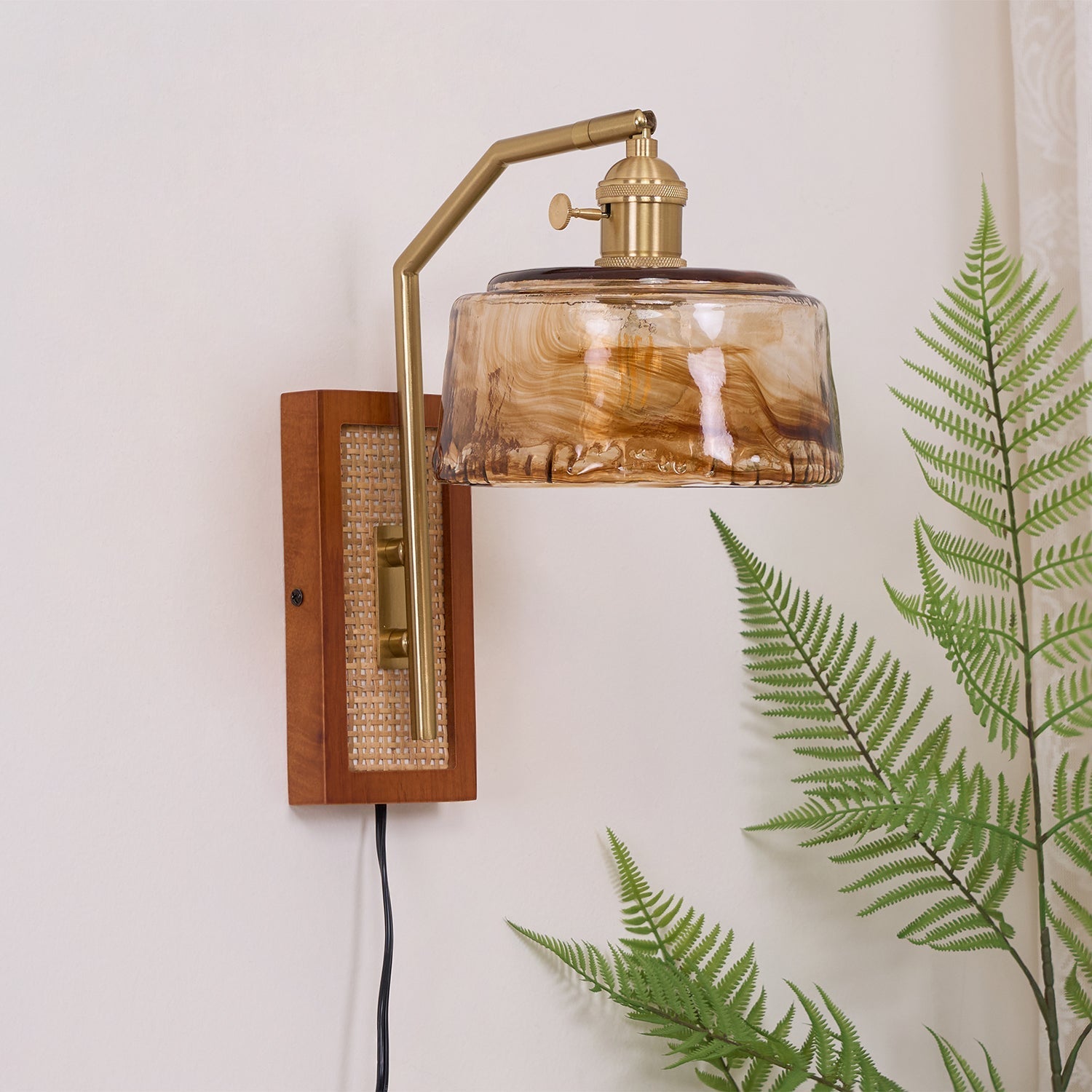 Cusorion Premium Nordic Art Glass Bamboo Wall Lamp - Letslighting