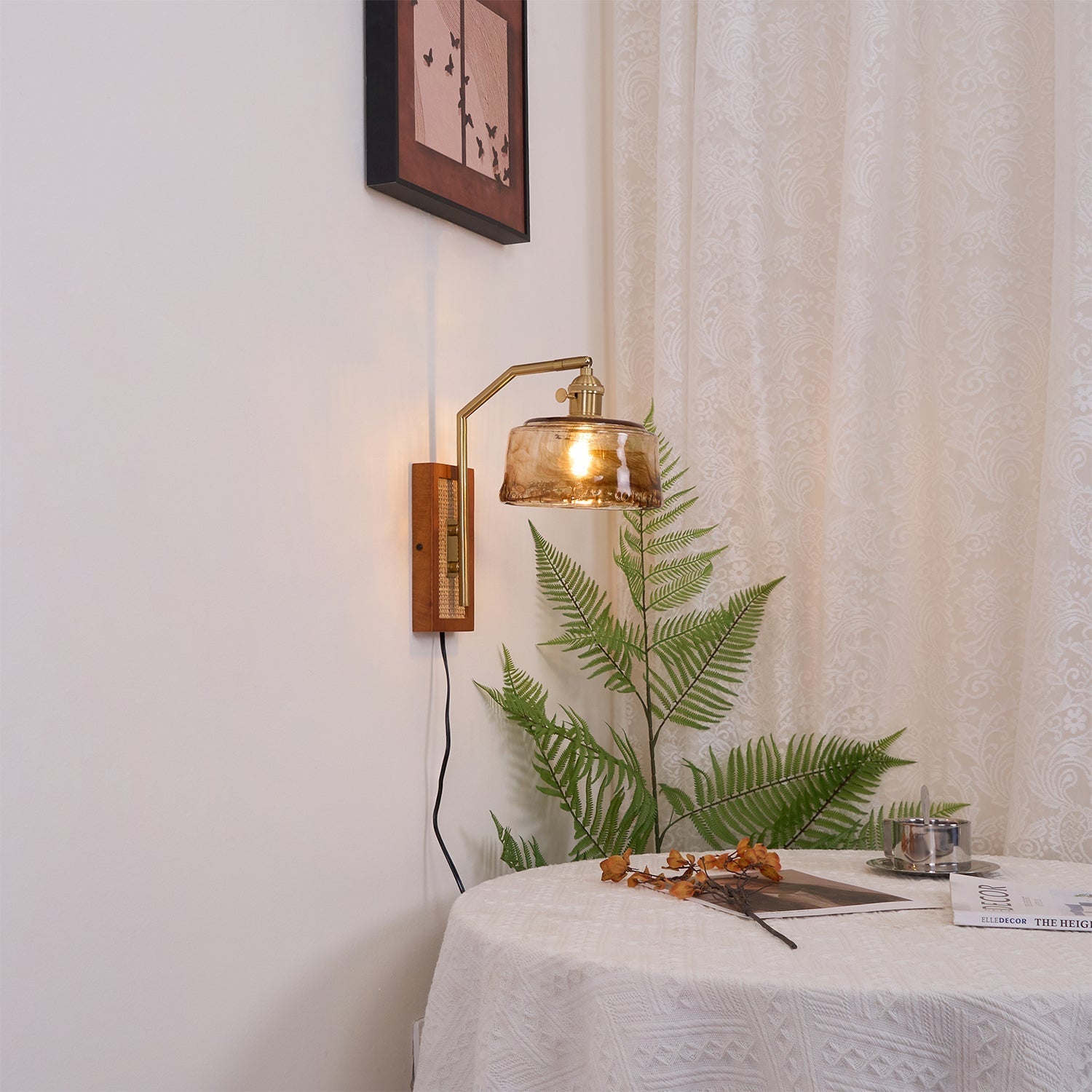 Cusorion Premium Nordic Art Glass Bamboo Wall Lamp - Letslighting