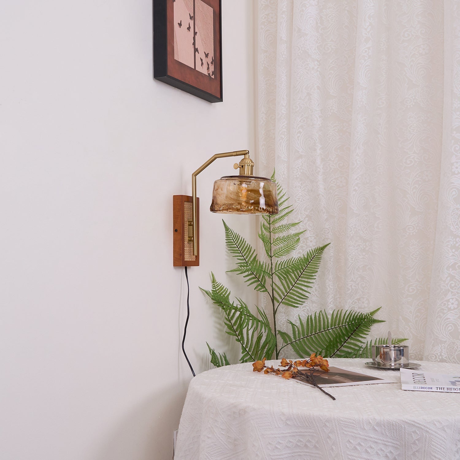 Cusorion Premium Nordic Art Glass Bamboo Wall Lamp - Letslighting