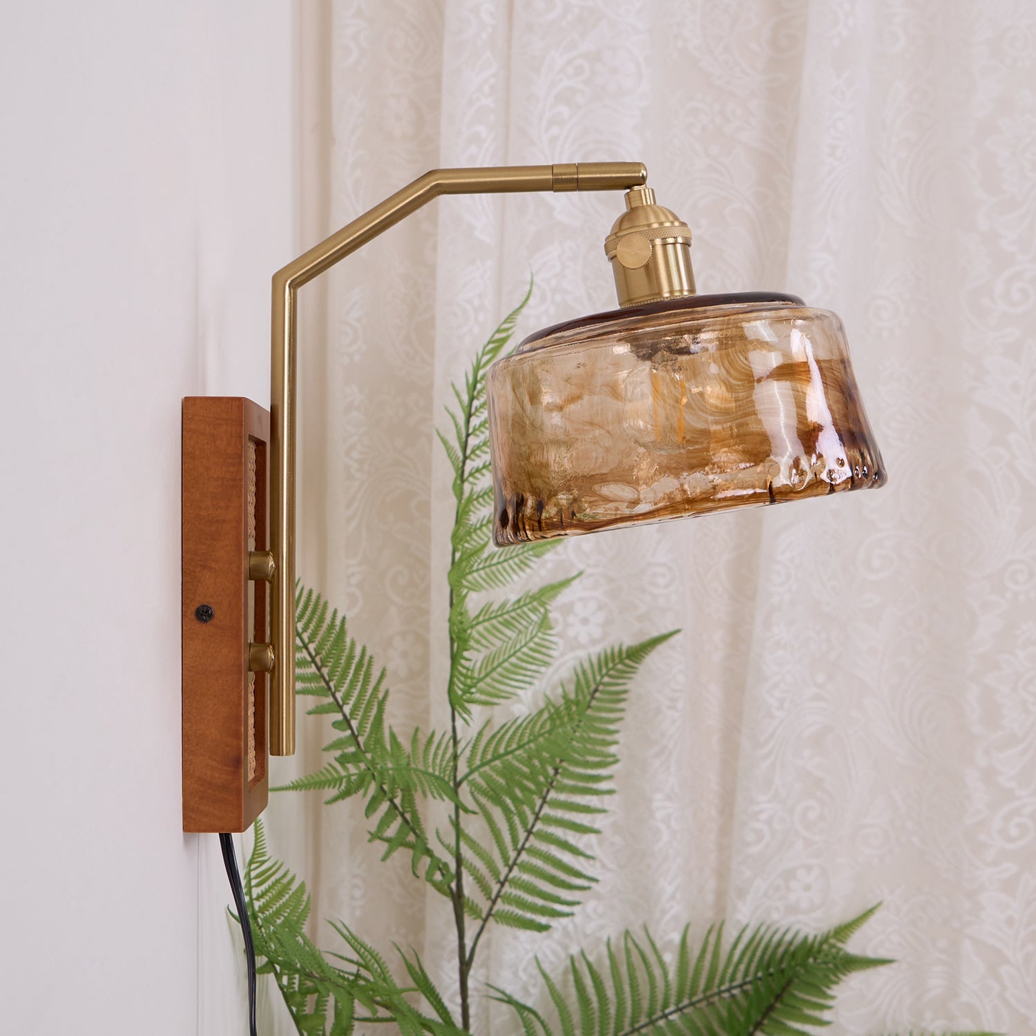 Cusorion Premium Nordic Art Glass Bamboo Wall Lamp - Letslighting