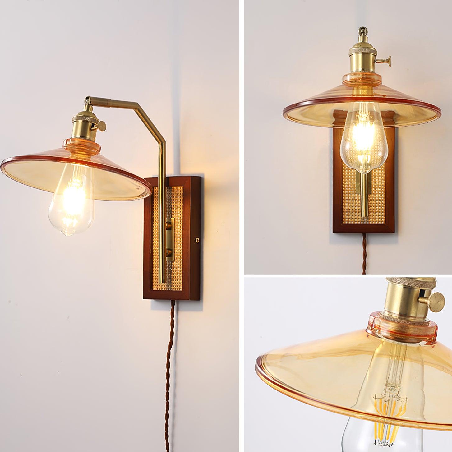 Cusorion Premium Nordic Art Glass Bamboo Wall Lamp - Letslighting