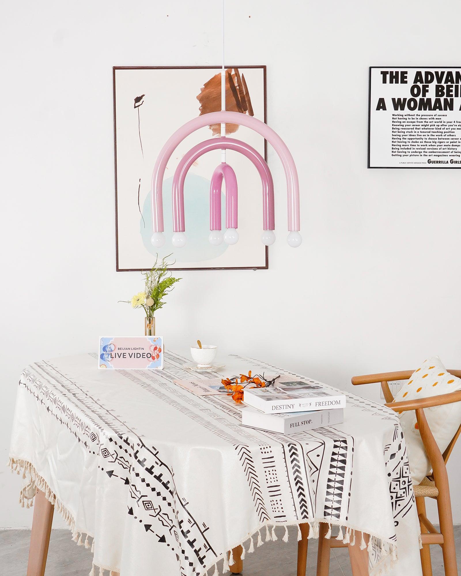 Pendant Lamp Rainbow Modern Arc for Living and Dining Room - Letslighting