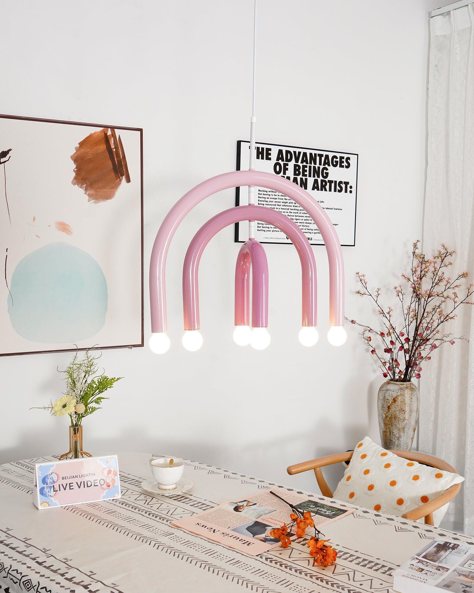 Pendant Lamp Rainbow Modern Arc for Living and Dining Room - Letslighting
