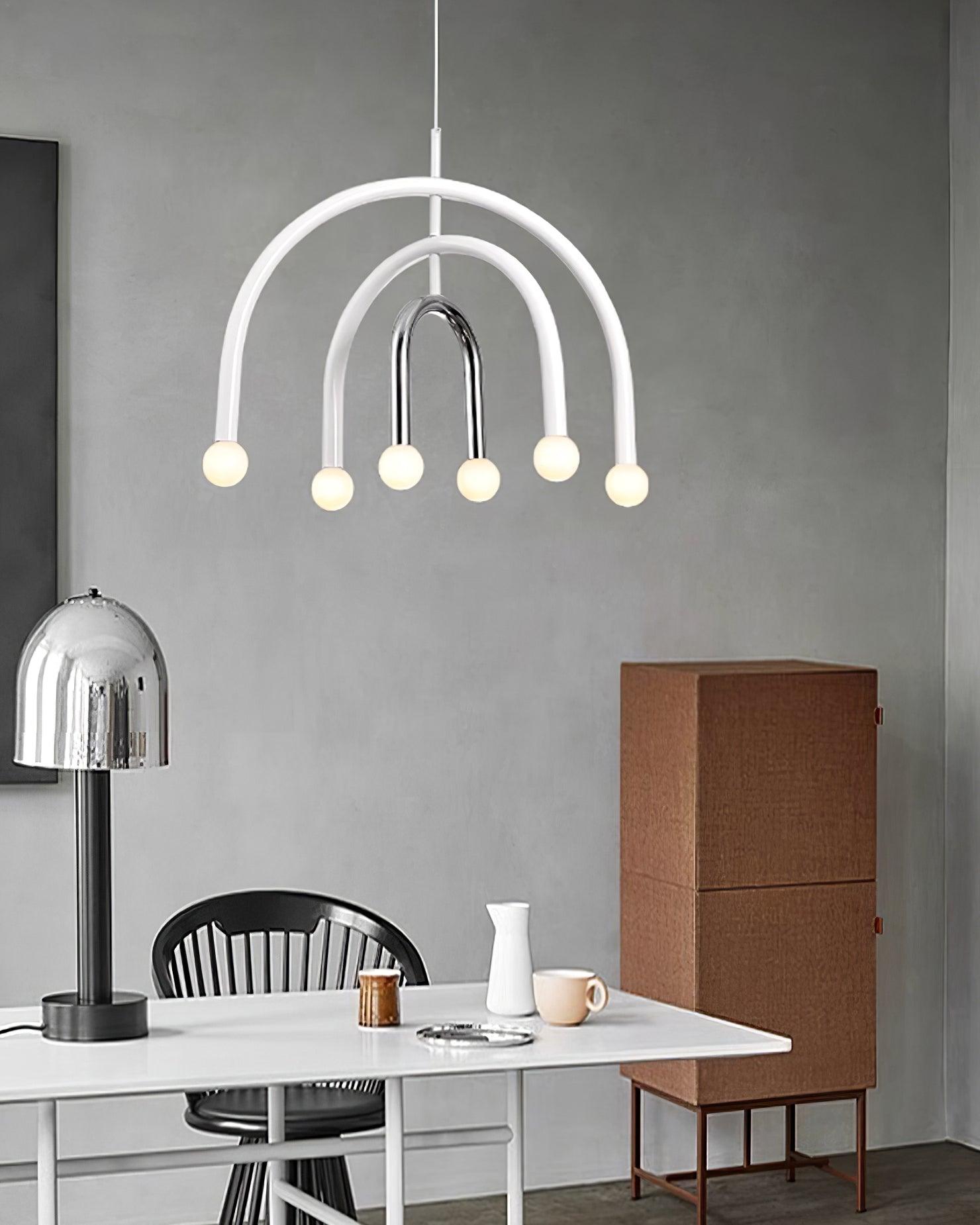 Pendant Lamp Rainbow Modern Arc for Living and Dining Room - Letslighting