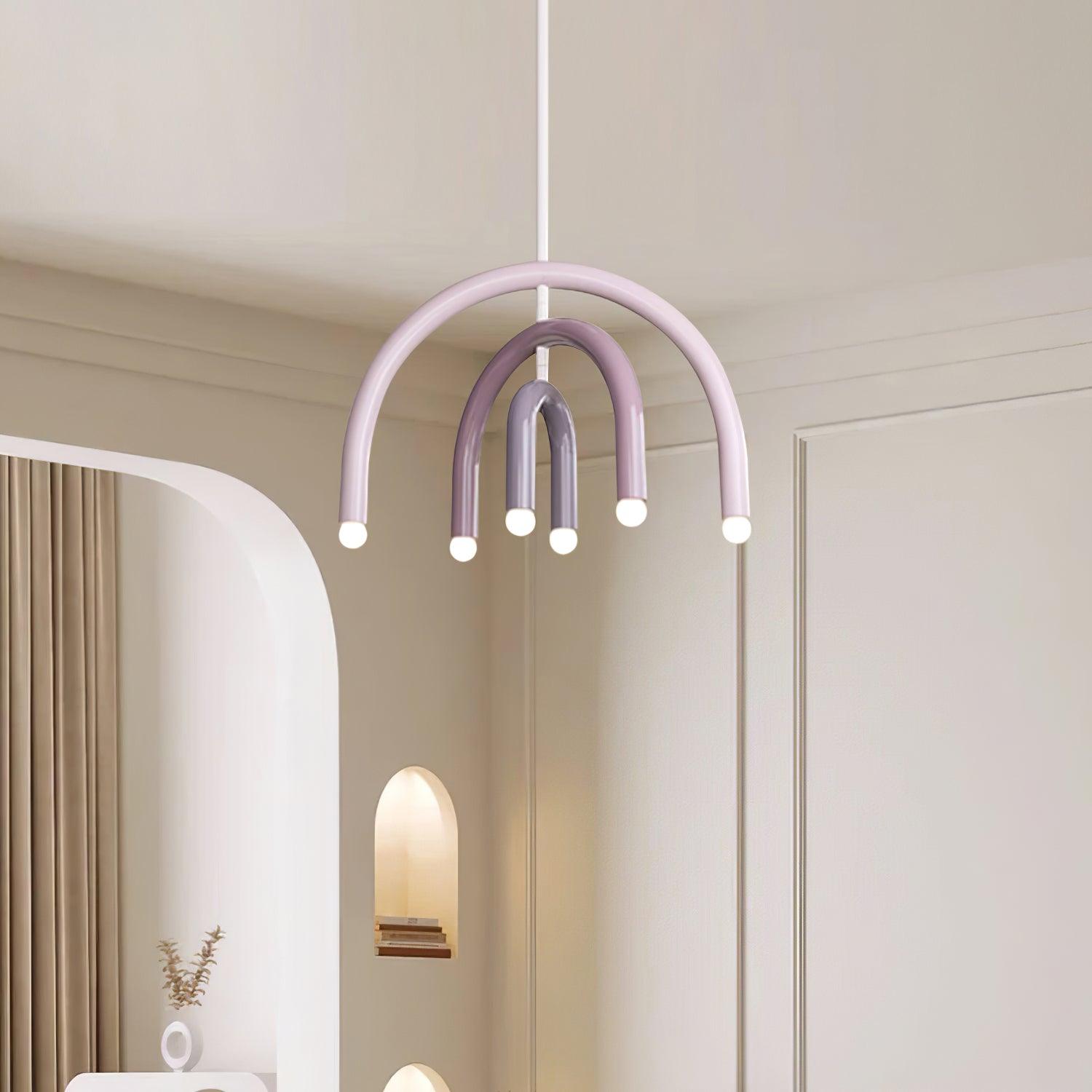 Pendant Lamp Rainbow Modern Arc for Living and Dining Room - Letslighting