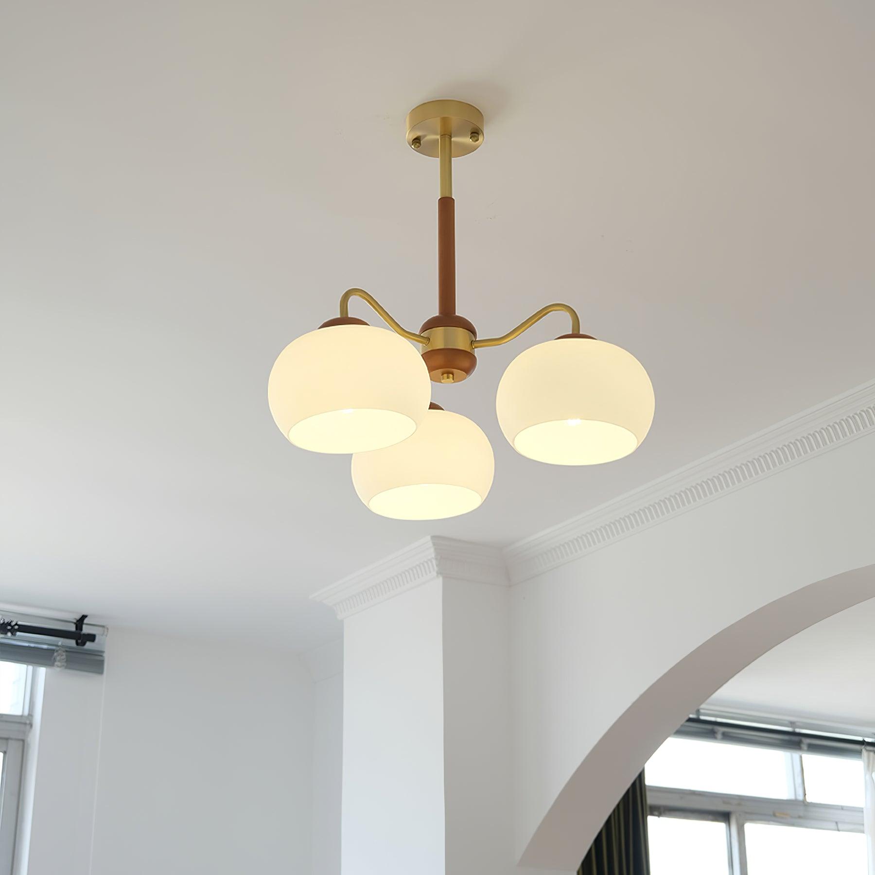 Raito Chandelier Glass Vintage American Style - Letslighting