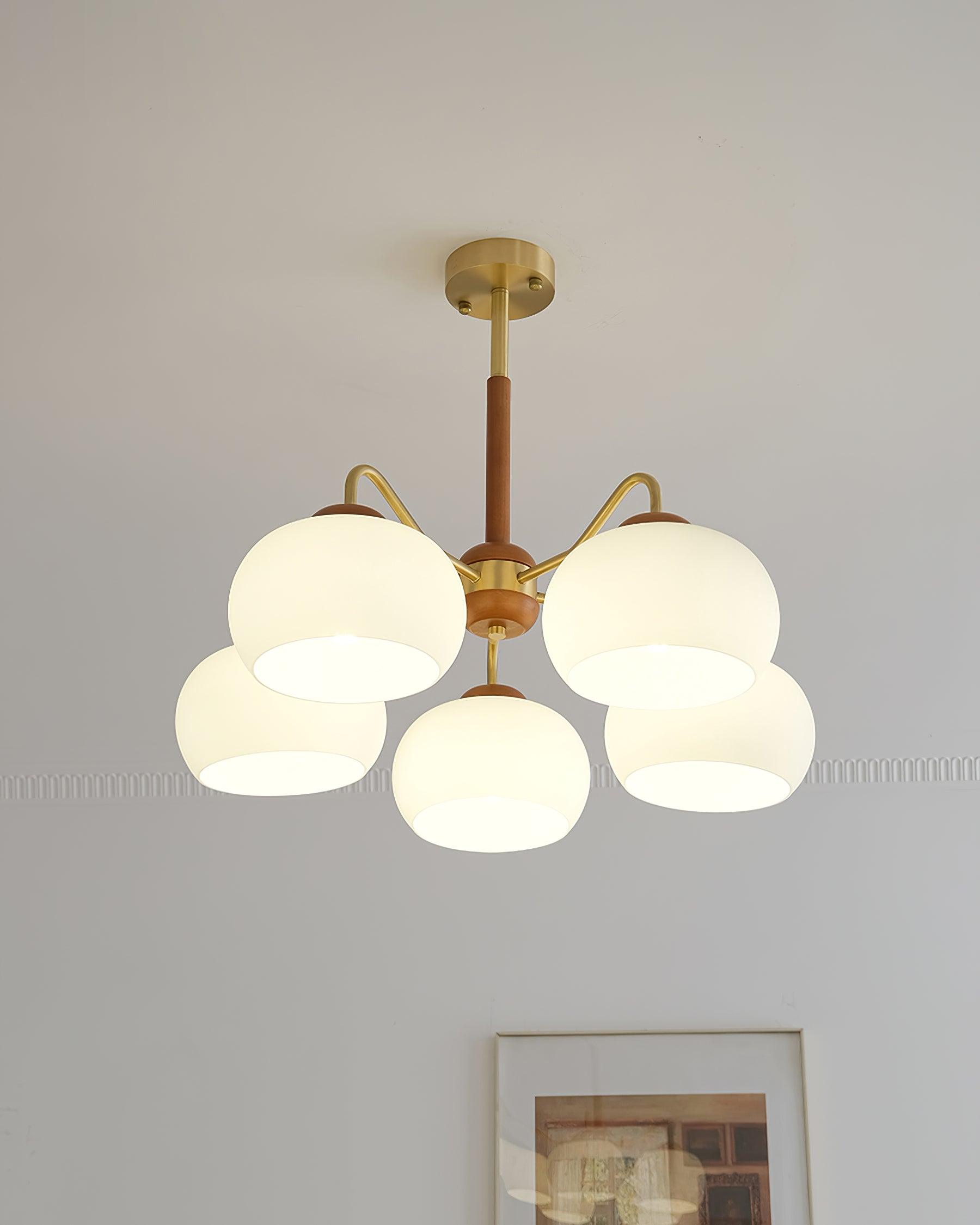 Raito Chandelier Glass Vintage American Style - Letslighting