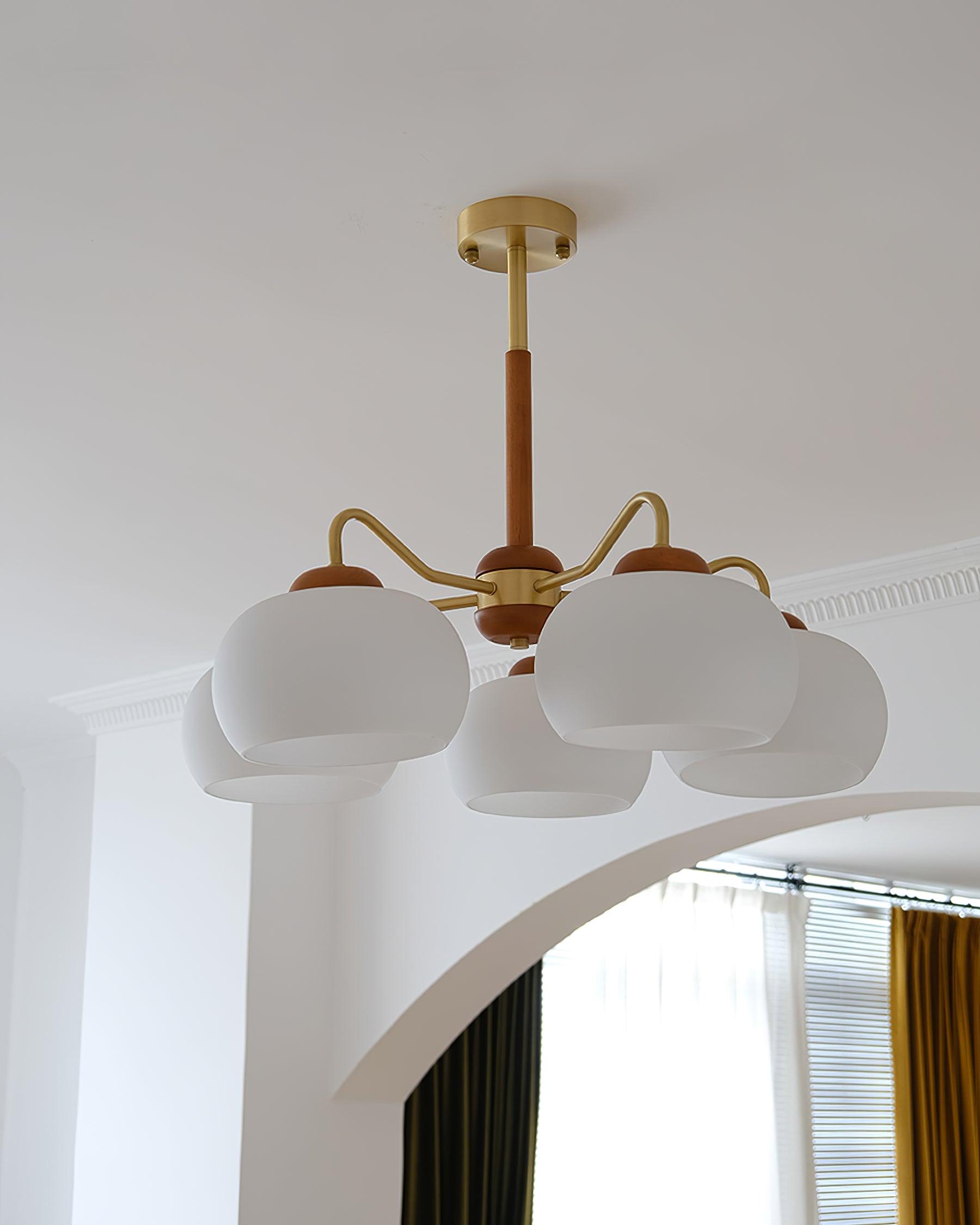 Raito Chandelier Glass Vintage American Style - Letslighting