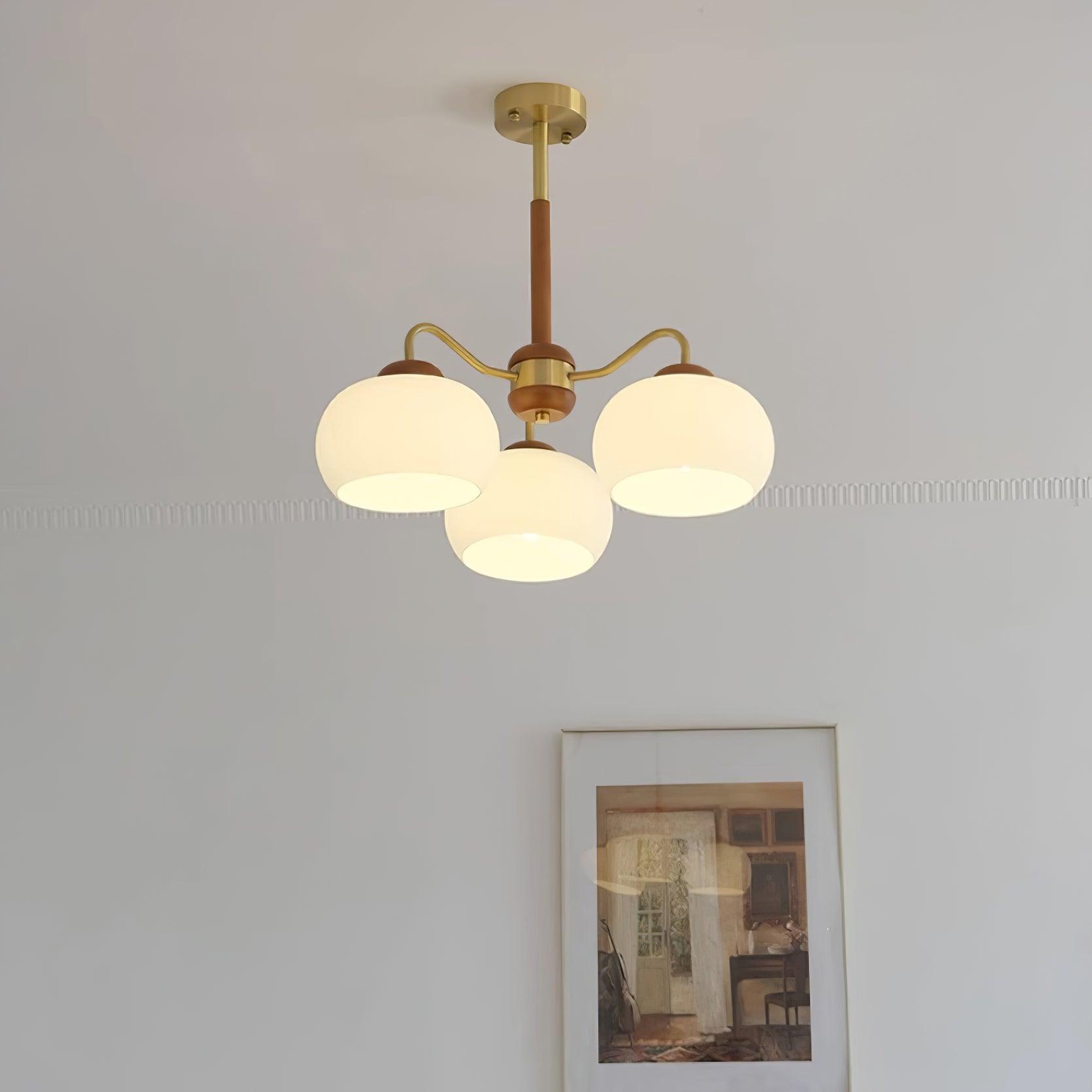 Raito Chandelier Glass Vintage American Style - Letslighting