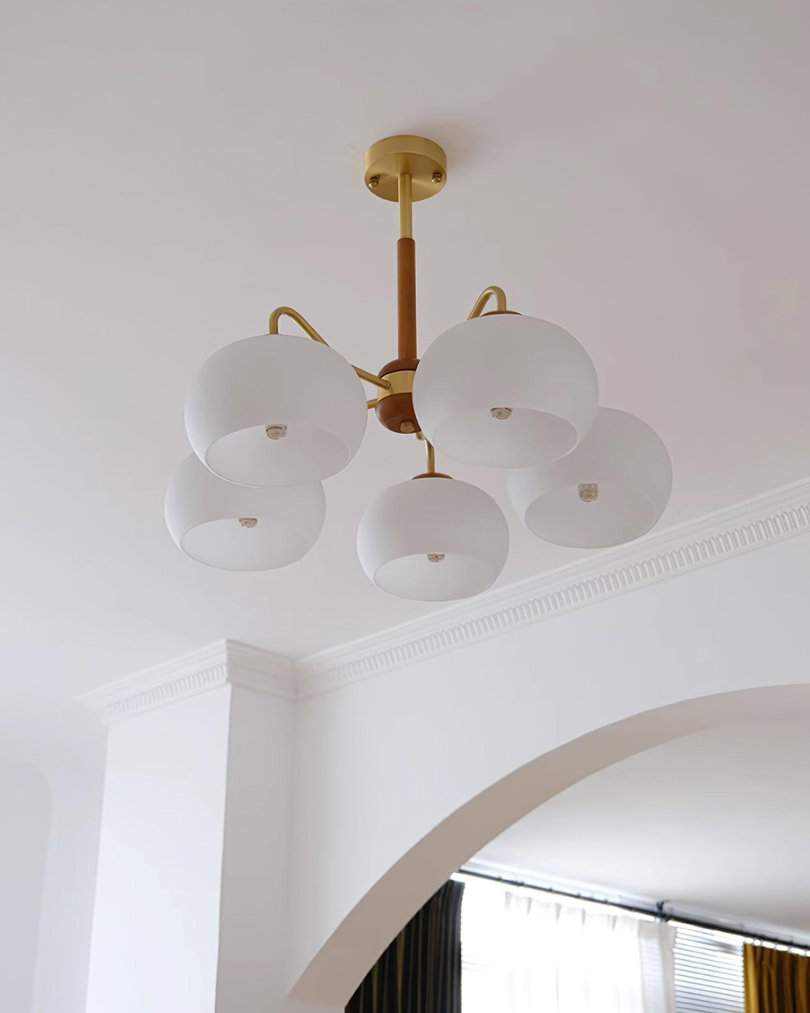 Raito Chandelier Glass Vintage American Style - Letslighting