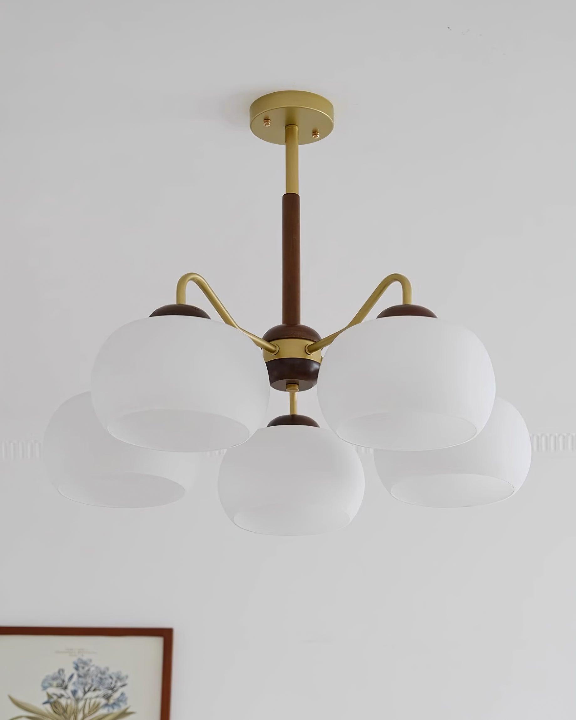 Raito Chandelier Glass Vintage American Style - Letslighting